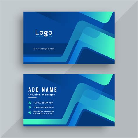 Business card design template 5277728 Vector Art at Vecteezy