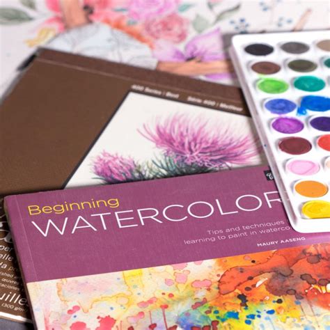 Watercolor Books - The Best Picks for Beginners * Moms and Crafters