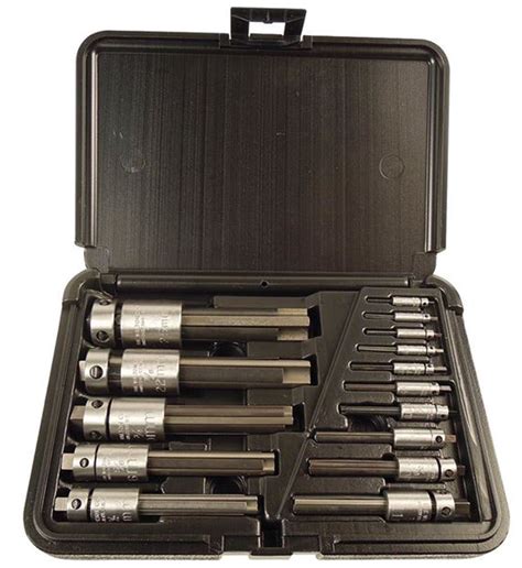 Walton 15 Piece #4 to 1" 3 & 4 Flute Tap Extractor Set - 1801 - Penn Tool Co., Inc