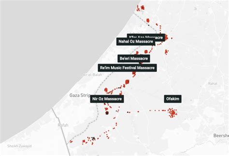 ‘Mapping the Massacres’ – Interactive visualization project shows horrific scale of Hamas terror ...