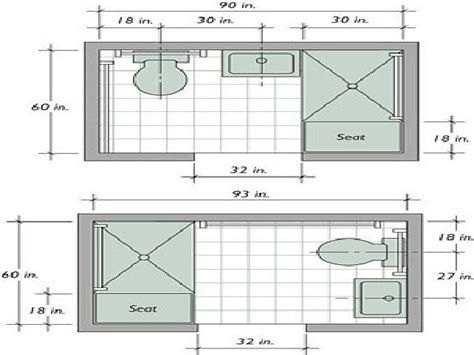 shower and bathtub back to back - Google Search | Small bathroom floor plans, Small bathroom ...