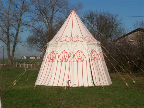 Painted tent - medieval pavilion - cotton - Matuls