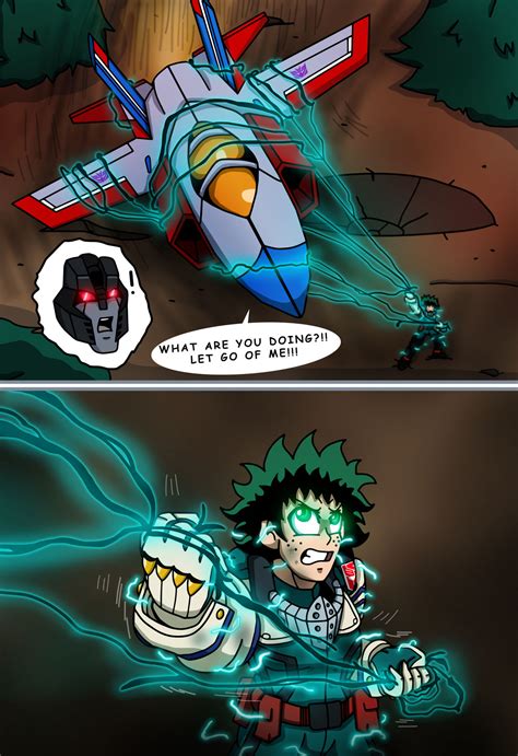 MHA/Transformers - Caught the Starscream! by edCOM02 on DeviantArt