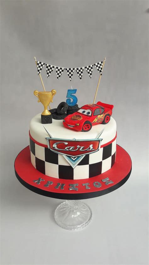 Lightning McQueen cars cake. | Lightning mcqueen birthday cake, Cars birthday cake, Car cakes ...