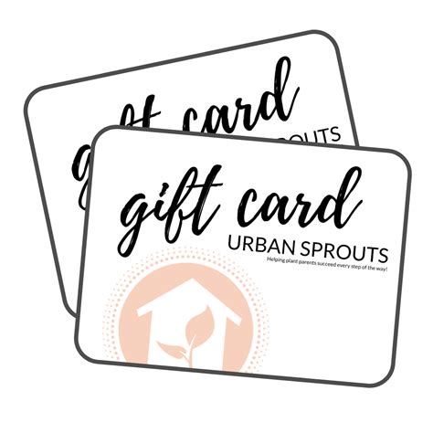 Digital Gift Card – Urban Sprouts