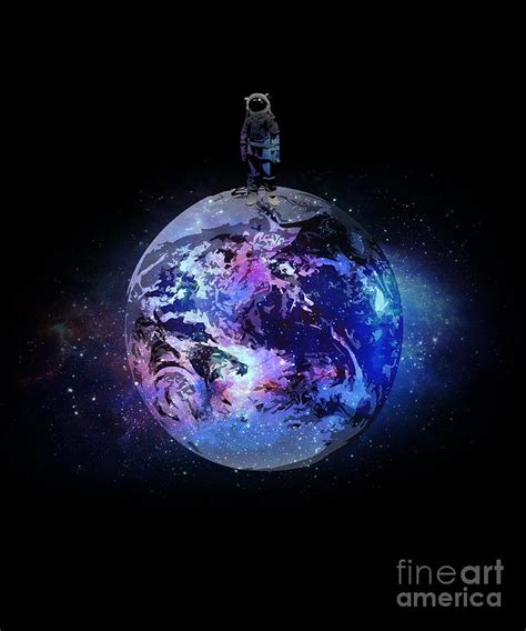 Earth Astronaut Planet Aeronautics Rocket Science Space Digital Art by ...