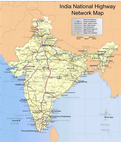 Alfa img - Showing > Detailed Map of India