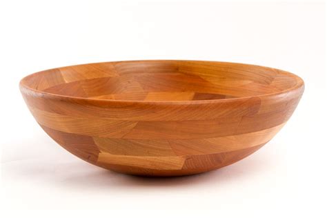 Large Wooden Salad Bowls, Deep Wood Serving Bowls | NH Bowl and Board ...