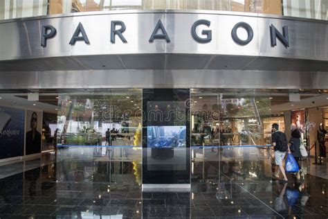 The Paragon Shopping Mall on Orchard Road. Paragon is an 18 Story ...