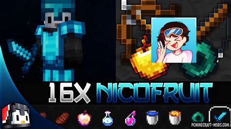 NicoFruit 16x FPS BedWars Texture Pack For Minecraft 1.20.4 | PC Java Mods