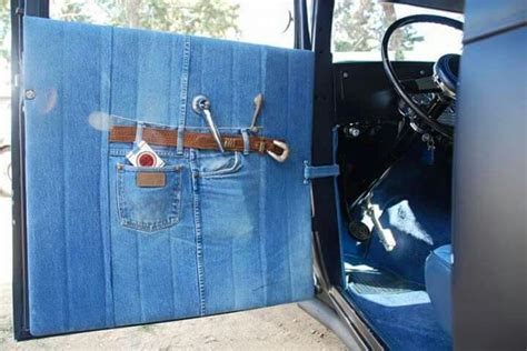 Custom Rat Rod Interior with Pockets