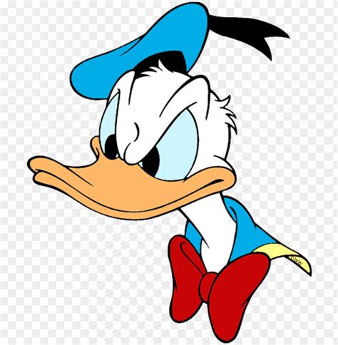 donald duck clipart duck face - donald duck angry face PNG image with ...