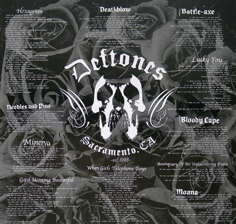 DEFTONES self-titled Album Cover Gallery & 12" Vinyl LP Discography Information #vinylrecords