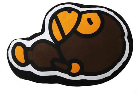 BAPE Baby Milo Logo Cushion Brown - SS21 - US