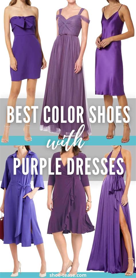 8 Best Color Shoes to Wear with a Purple Dress Outfit