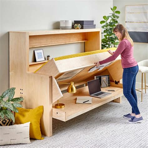 Flipboard: How to Build a Murphy Bed that Easily Transforms into a Desk