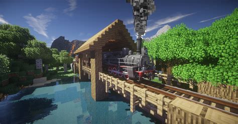 Minecraft train track map for traincraft 1.7.10 - turboklo