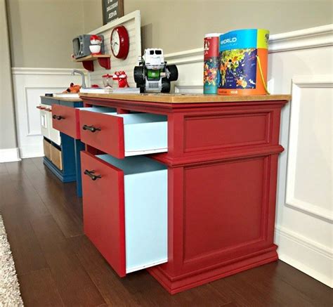 DIY Childrens Desk Plans with Storage - Abbotts At Home