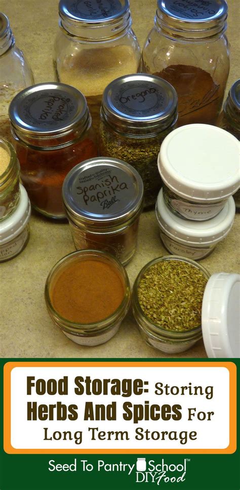 Step by step instructions for storing herbs and spices for long term storage. A look at how long ...