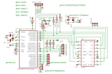 Electronic Circuits Diagram: Controller robot circuit