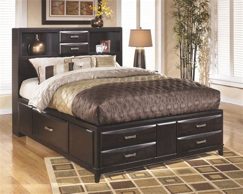 Kira - Almost Black - California King Storage Bed - EZ Furniture Sales ...