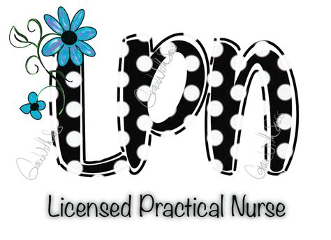 LPN, Licensed Practical Nurse, PNG, Digital Download - Etsy