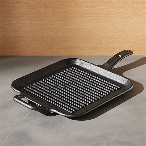 Lodge Cast Iron Grill Pan | Crate and Barrel