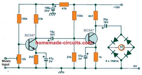 Vu Meter Circuit Diagram Using Transistors - Wiring Diagram