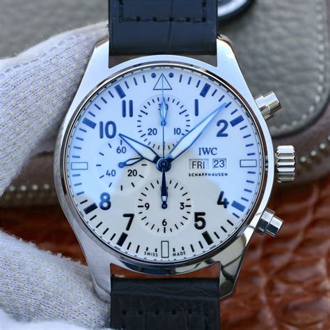 ZF Factory Replica IWC Pilot Chrono IW377725 150 Years Anniversary Edition with Asia Valjoux ...