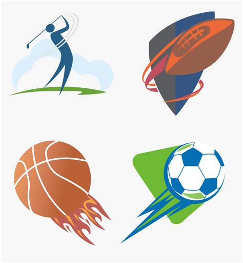 Sports Clipart Vector - Creative Sport Logo Design, HD Png Download ...