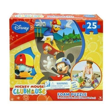 Disney Mickey Mouse Clubhouse 25-Piece Floor Foam Puzzle Mat by Disney Floor Jigsaws Toys & Games