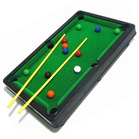 New Children Mini Billiards Games Plastic Small 6 in 1 Functional ...