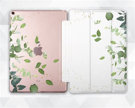 Floral Ipad Case Girls Cute Ipad 9.7 10.2 7th Gen Green Leaf - Etsy