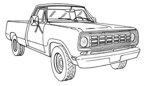 List Of Dodge Truck Coloring Pages