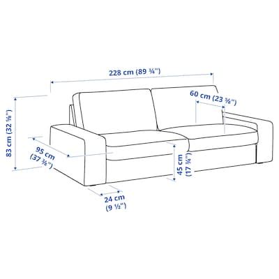 KIVIK sofa, Gunnared beige - IKEA