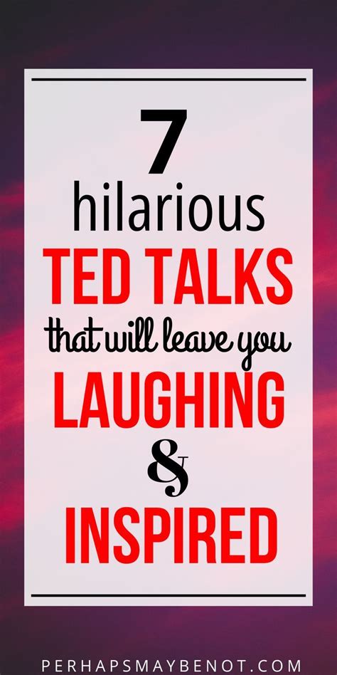 Funny ted talks that will inspire you – Artofit