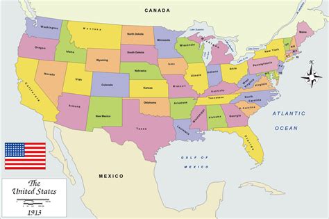 map of usa - Free Large Images