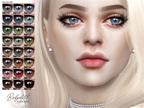 Glossy eyes in 90 colors. Found in TSR Category 'Sims 4 Eye Colors' | Sims 4, Sims, Sims 4 cc eyes