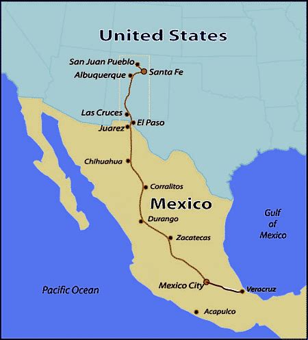 Spain And Mexico Map | Map Of The World