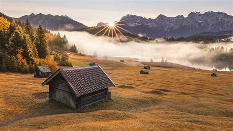 Cabin House in Mountains 1440P Resolution, Nature, , and Background, HD ...