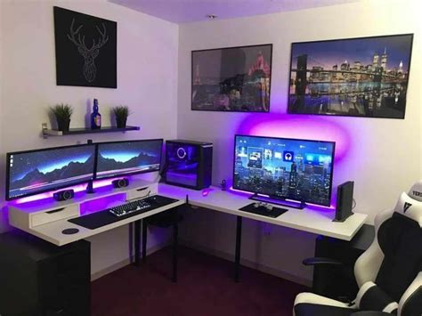 30 Best Looking White Gaming Setup - GPCD