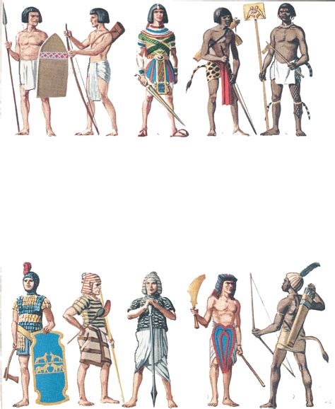 Ancient Egyptian Soldiers Clothing