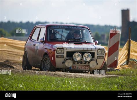 Fiat 127 at the AvD Rallye Baden-Württemberg 2009 - Historic Car Race Stock Photo, Royalty Free ...