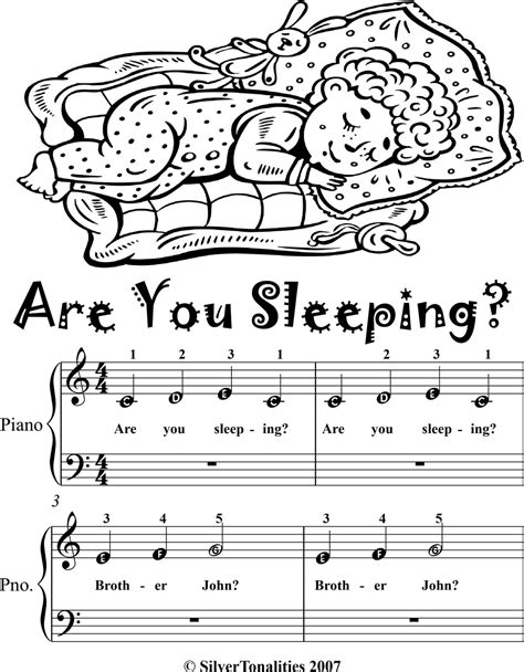 Are You Sleeping Beginner Piano Sheet Music eBook by Traditional Children's Song - EPUB ...