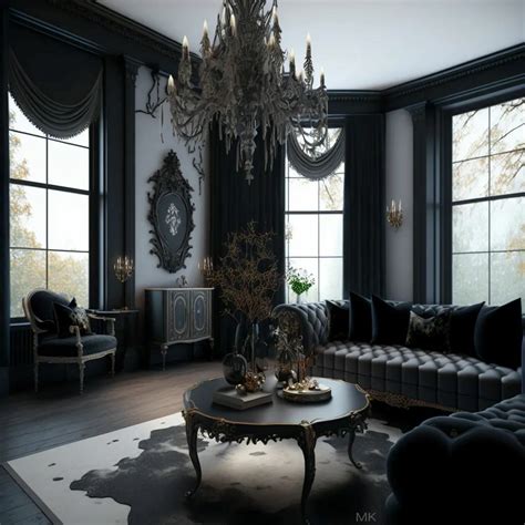 Gothic Living Room: 33+ Cool Ways To Make A Grand Statement