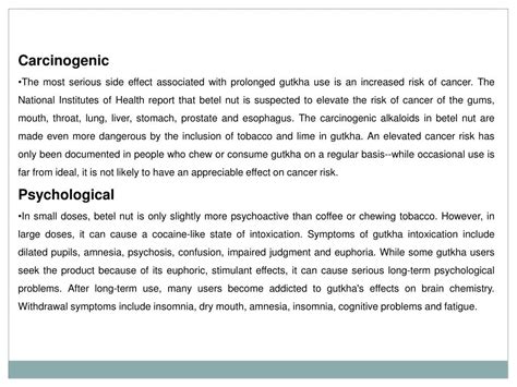 PPT - SIDE EFFECTS OF GUTKHA (TOBACCO) PowerPoint Presentation, free ...