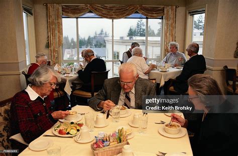 Nursing Home Dining High-Res Stock Photo - Getty Images