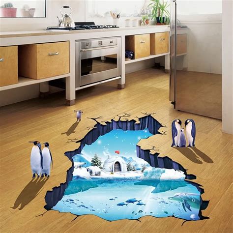 Aliexpress.com : Buy NER 2017 Dropshipping 3D Floor Wall Sticker Removable Mural Decals Vinyl ...