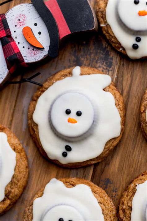 Snowman Cookies - Stephanie's Sweet Treats