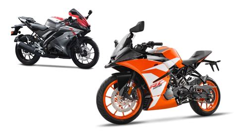 KTM RC 125 VS Yamaha YZF-R15 V3.0: Specs Comparison